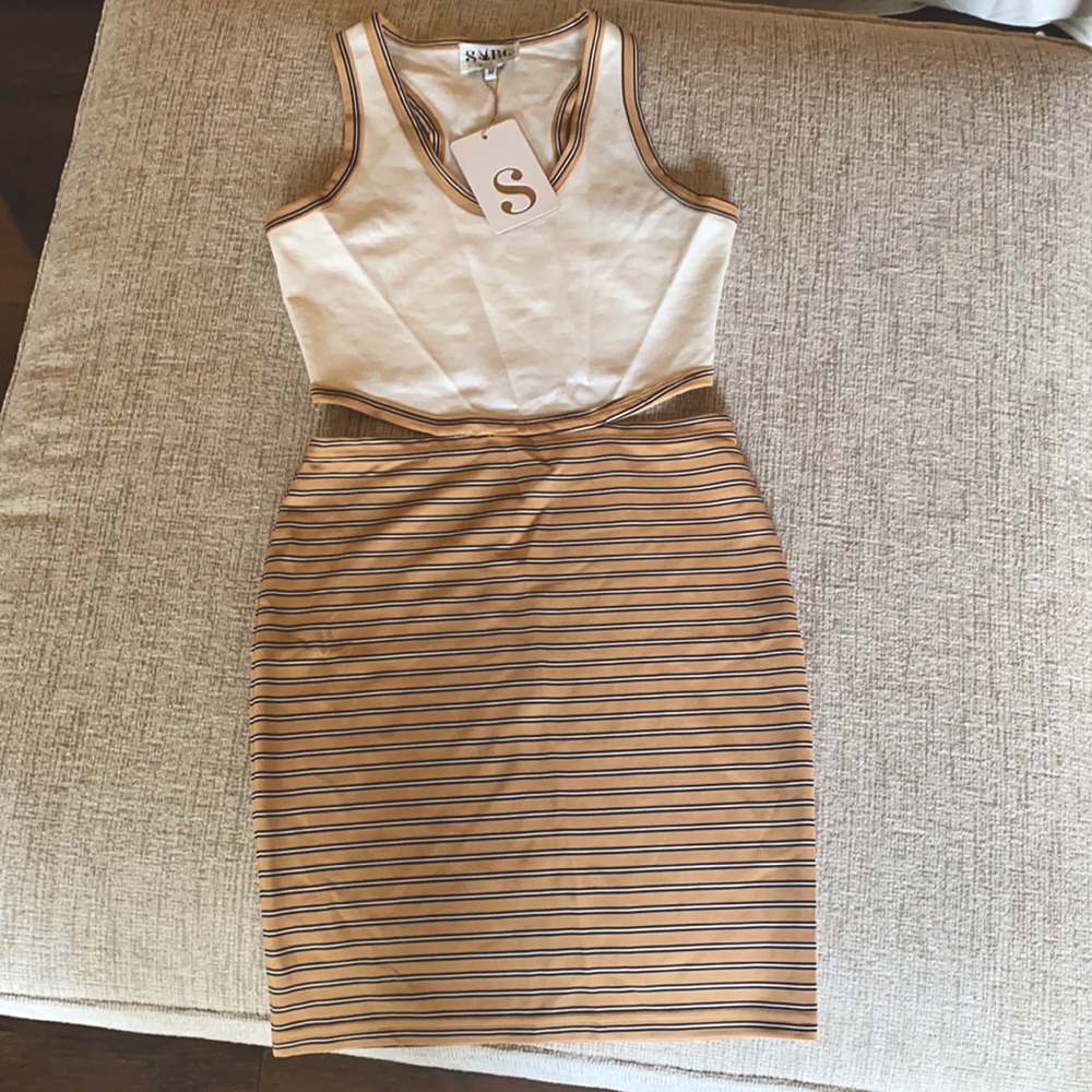 Sabo skirt dress with cutout on sides